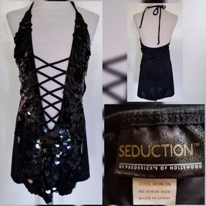 Fedricks of Hollywood mini sequined dress